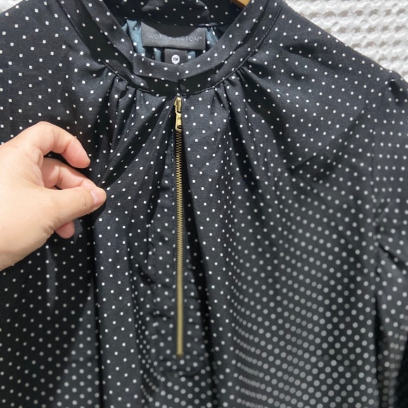 🍎 WORTHINGTON POLKA DOT BLOUSE - Picture 4 of 6
